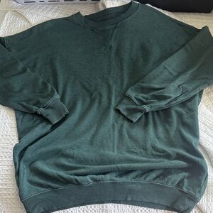 American Eagle Outfitters Dark Green Oversized Tunic Sweatshirt